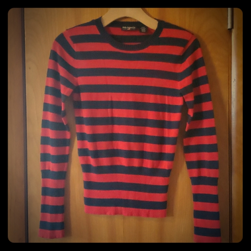 RALPH LAUREN STRIPED SWEATER